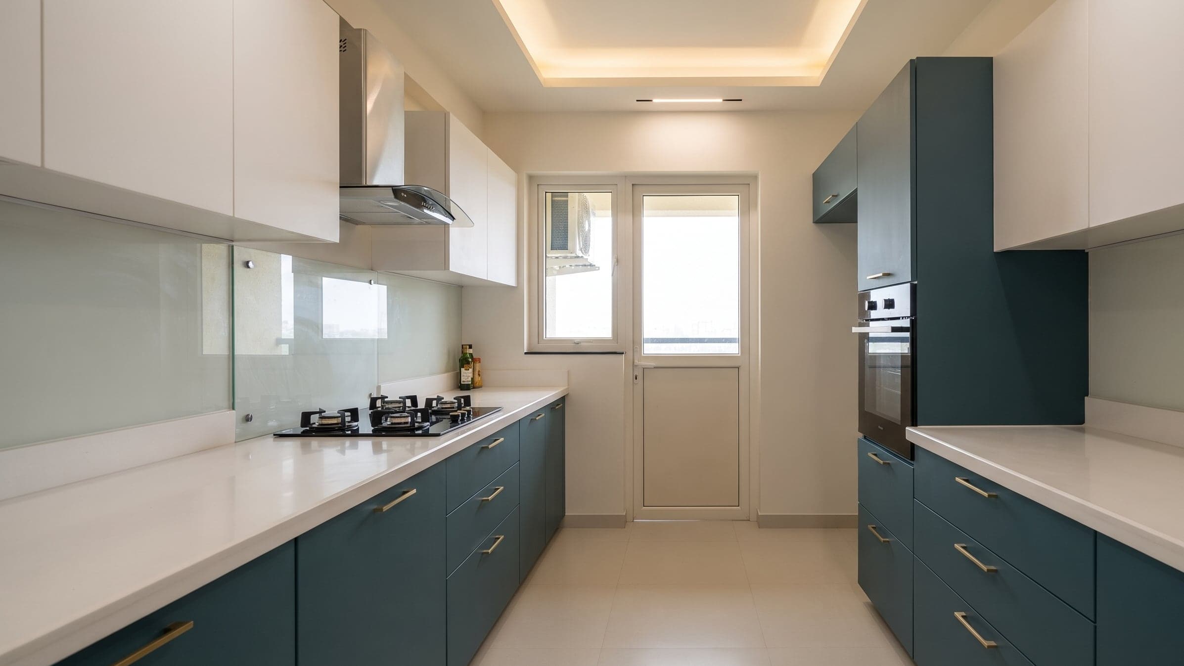 Kitchen — 3BHK apartment in Whitefield