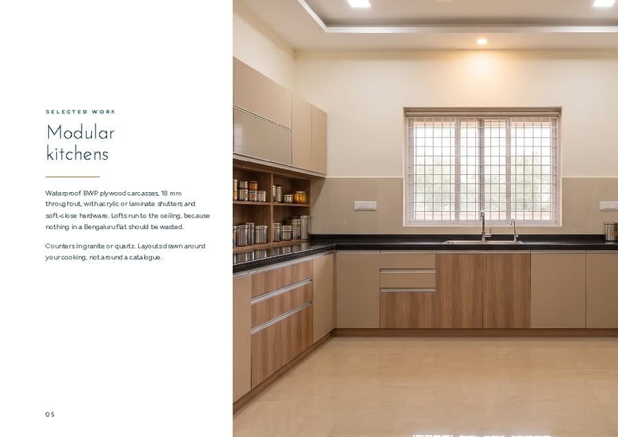 Page 5 of the Cosyspaces portfolio