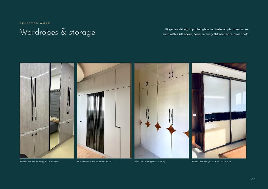 Page 6 of the Cosyspaces portfolio