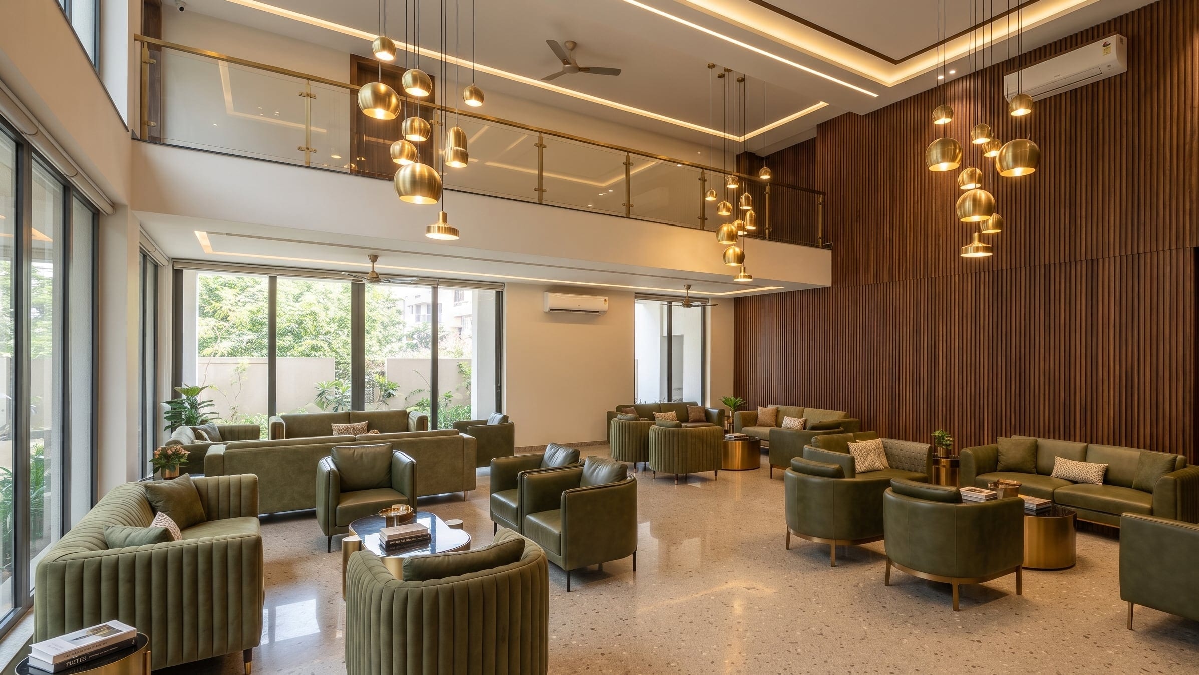 Lounge — Clubhouse, gated community in Thanisandra