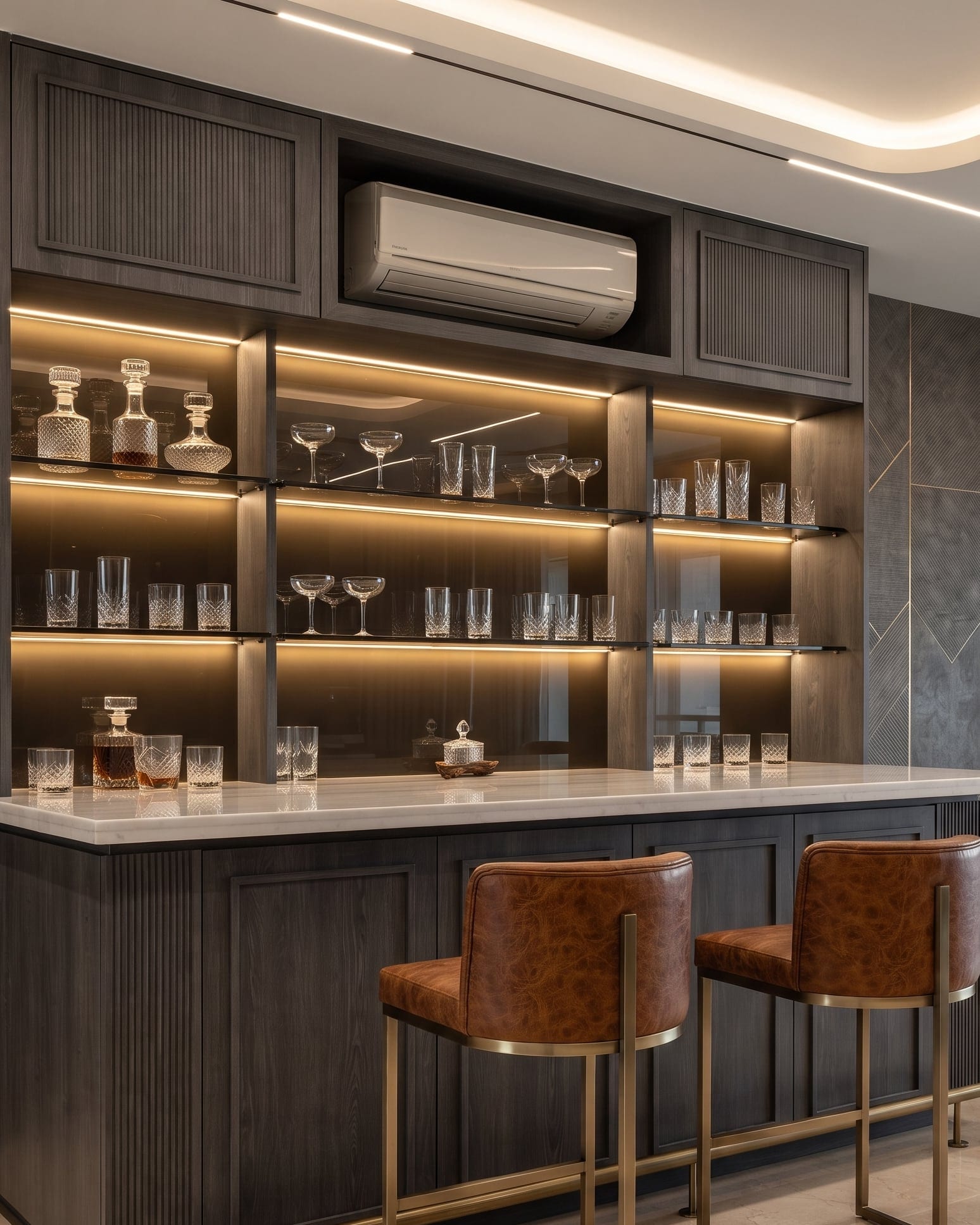 Home bar — Penthouse in Gachibowli