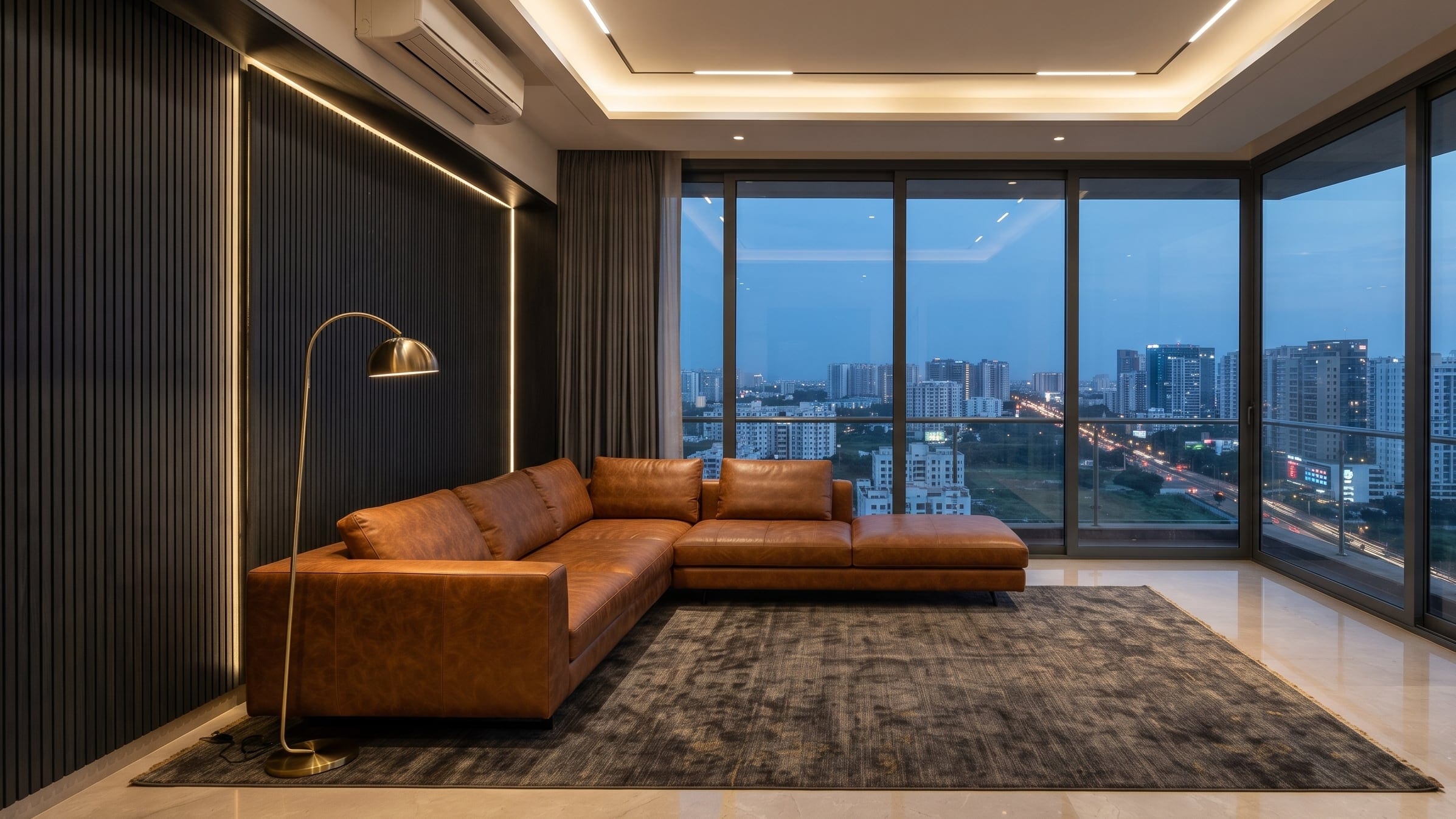 Living room — Penthouse in Gachibowli